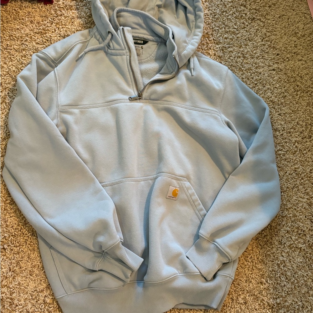 Carhartt Rain Defender Hoodie in Light Blue